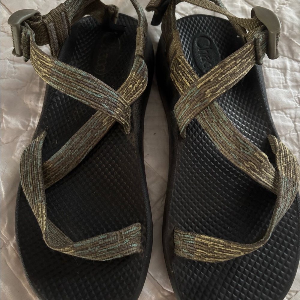 Chaco Kids Sandals - Brown and Green